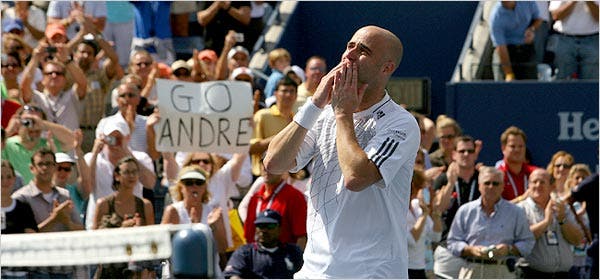 Andre Agassi's farewell